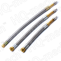 Удлинитель вентиля для грузовых шин в металлической оплетке 150 мм