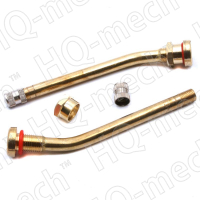 Вентиль для бескамерных грузовых шин, D=10 мм, L=25+50 мм, 17,5°