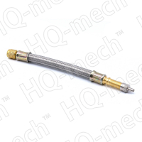 Удлинитель вентиля для грузовых шин в металлической оплетке 300 мм