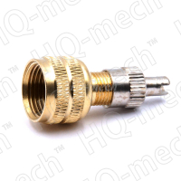 Наружный переходник-адаптер V12-V8 для подкачки колес спецтехники вентилей AD2-DPC019