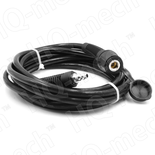 Шланг пневматич.PUR (L 15м), D=6,5/10 мм, con. быстросъем.«M+F» (US style)(ЛАТ.), p= 10-16 Бар,black