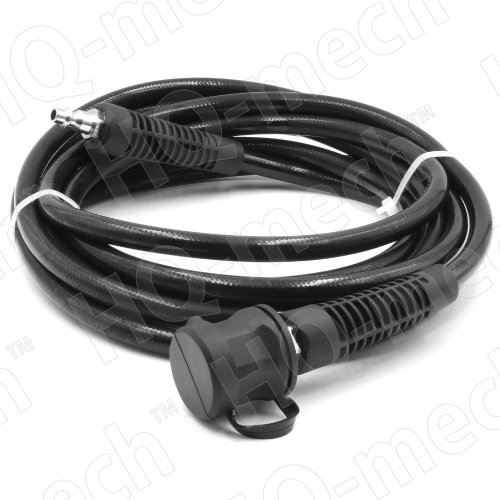 Шланг пневматич.PUR (L 15м), D=6,5/10 мм, con. быстросъем.«M+F» (US style)(ЛАТ.), p= 10-16 Бар,black