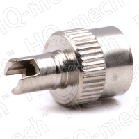 Колпачок для вентиля V8 металлический (насечка, ключик)