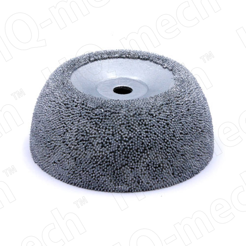 Абразивная твердосплавная контурная полусфера 88.9мм/38.1мм/9.5мм, зернистость 390