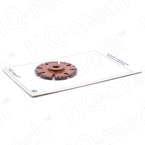 Шероховальный твердосплавный сегментированный диск 50мм/3мм /резьба 3/8’’х24UNF, зернистость 36