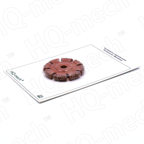 Шероховальный твердосплавный сегментированный диск 50мм/6мм /резьба 3/8’’х24UNF, зернистость 36