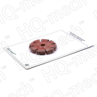 Диск шероховальный твердосплав. сегмент. 50мм/6мм /резьба 3/8’’х24UNF, зерно 36
