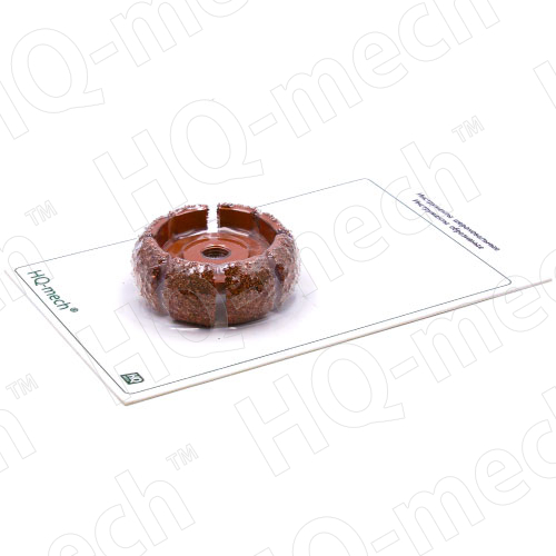 Шероховальный твердосплавный сегментированный диск 50мм/20мм /резьба 3/8’’х24UNF, зернистость 36