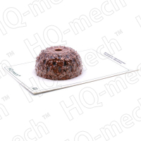 Шероховальная контурная полусфера 55мм/25мм/резьба 3/8’’х24UNF, зерно 18