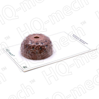 Шероховальная контурная полусфера 55мм/25мм/резьба 3/8’’х24UNF, зерно 24