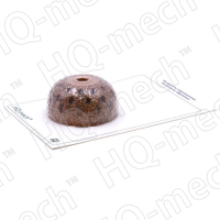 Шероховальная контурная полусфера 55мм/25мм/резьба 3/8’’х24UNF, зерно 36