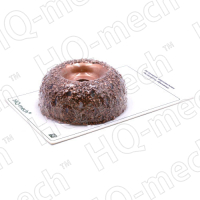 Шероховальная контурная полусфера 76мм/32мм/14мм, зерно 18