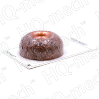 Шероховальная контурная полусфера 76мм/32мм/14мм, зерно 24