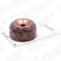 Шероховальная контурная полусфера 76мм/38мм/14мм, зерно 36