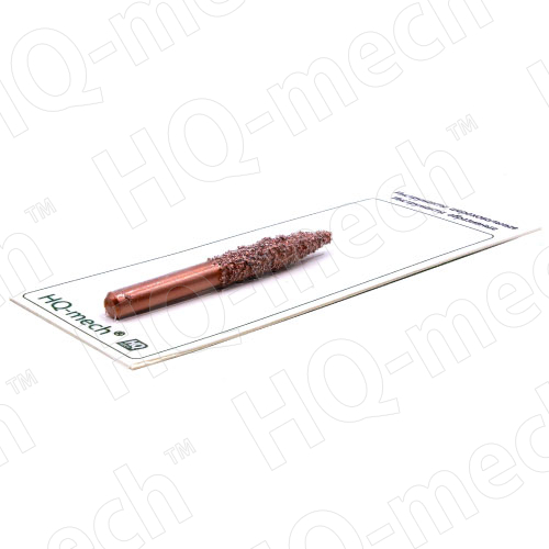 Шероховальный твердосплавный карандаш 6.3мм/65мм/6.3мм, зернистость 36