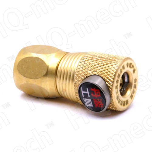 Наконечник для подкачки шин латунный кнопочный «ЕВРО», внутренняя резьба 1/4"