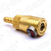 Наконечник для подкачки шин латунный кнопочный «ЕВРО», 6 мм