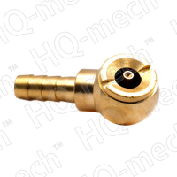Наконечник для подкачки шин латунный «ЕВРО», 8 мм