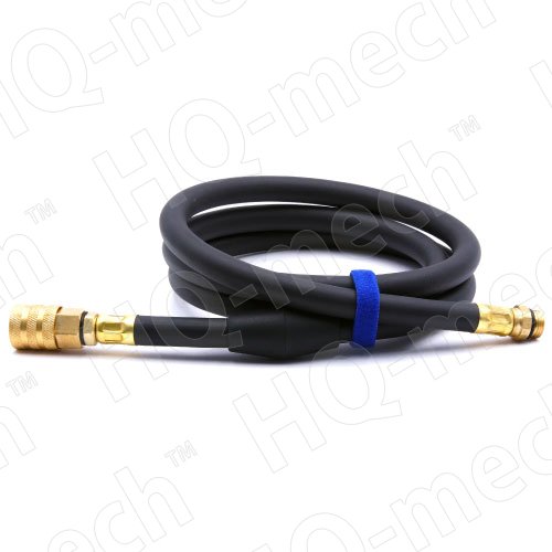 Шланг пневматический подкачки колес армированный каучуковый усиленный L=150 см, Ø6x13 мм, 0-15 bar (
