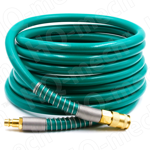 Шланг пневматич. армиров.  (L 5м), D=10/16 мм, con. быстросъем.  «M+F»(ЛАТ.),p=10-16,green