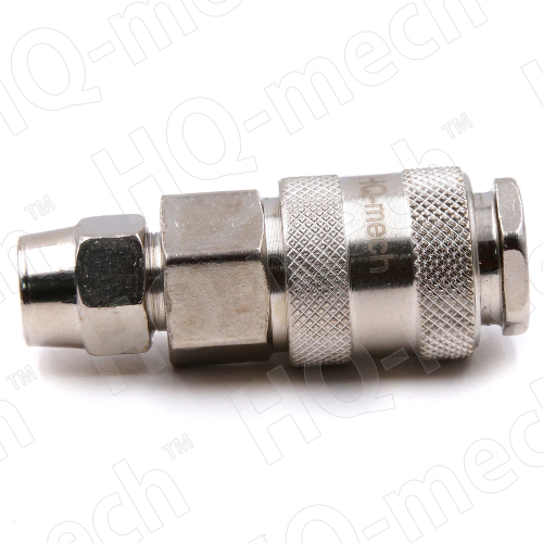 Соединение быстросъемное пневматическое «папа», накидная гайка под шланг d=10мм (нар), сталь