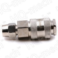 Соединение быстросъемное пневматическое «папа», накидная гайка под шланг d=10мм (нар), сталь