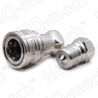 Соединение быстроразъемное гидравлическое ISO7241-1B (к-т M+F), внутрен. резьба 3/4″ нержавеющая сталь