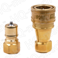 Соединение быстроразъемное гидравлическое ISO7241-1B (к-т M+F), внутрен. резьба 16*1.5, латунь