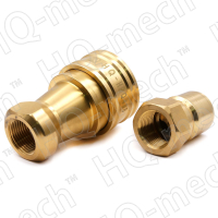Соединение быстроразъемное гидравлическое ISO7241-1B (к-т M+F), внутрен. резьба 3/4″, латунь