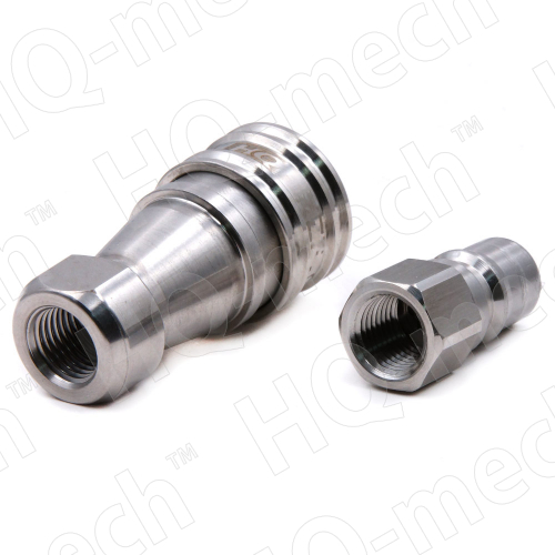 Соединение быстр. гидравлич. ISO7241-1А, внутрен. резьба 1/4, нержавеющая сталь