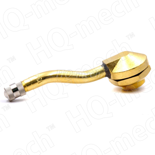 Вентиль для бескамерных грузовых шин, D=15 мм, L=25х25х24,5 мм, 147х147°