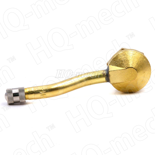 Вентиль для бескамерных грузовых шин, D=15 мм, L=25х25х24,5 мм, 147х147°