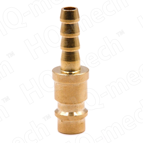 Соединение быстросъемное пневматическое «папа»-елочка 8 мм (латунь)