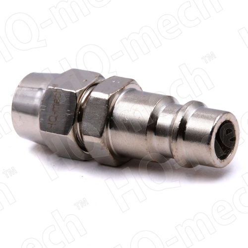 Соединение быстросъемное пневматическое «папа», накидная гайка под шланг d=12мм (нар), сталь