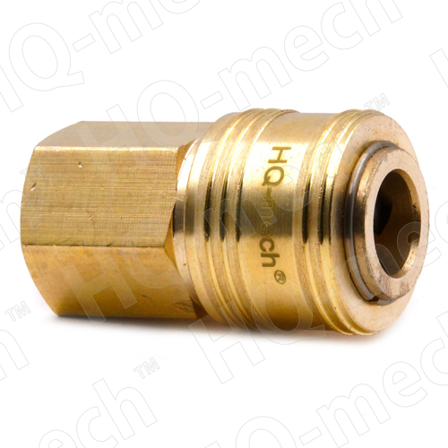 Соединение быстросъемное пневматическое «мама»-внутр. резьба 1/4" (латунь)