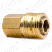 Соединение быстросъемное пневматическое «мама»-внутр. резьба 1/4" (латунь)