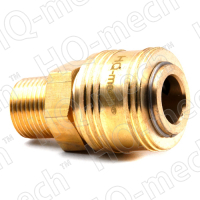 Соединение быстросъемное пневматическое «мама»-нар. резьба 1/2" (латунь)