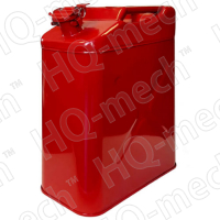 Канистра для ГСМ 20л стальная с фиксатором красная