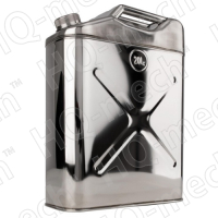 Канистра для ГСМ 20л вертикальная нержавеющая сталь