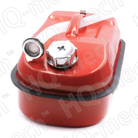 Канистра для ГСМ 10л горизонтальная красная стальная