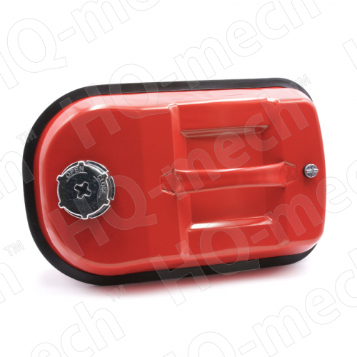 Канистра 10л красная в горизонтальном исполнении