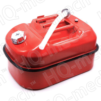 Канистра для ГСМ 20л горизонтальная красная стальная