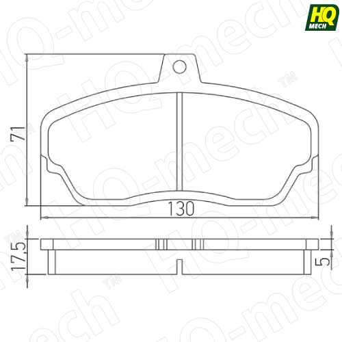 Колодки тормозные передние ГАЗ-3302