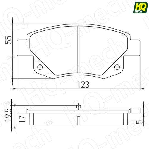 Колодки тормозные задние Ford Transit 
