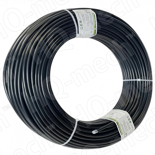 Трубка полиамидная 12x9 жесткая, черная, 25bar, PA6