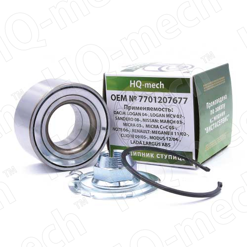 Ремкомплект ступицы передней Dacia, Nissan, Renault, Lada Largus с ABS