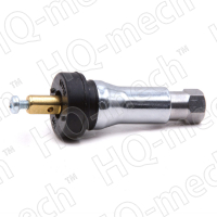 Вентиль для датчика давления в шине TPMS, резина EPDM, Schrader Gen 4, D=14,5 мм, L=53,2 мм, хром