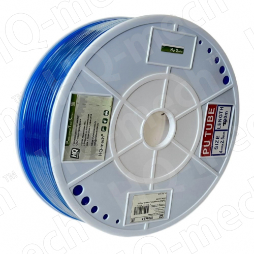 Трубка TPU 6x4 синяя 15bar, полиуретановая