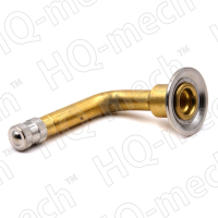 Вентиль камерный для грузовых шин, D=12,3 мм, L=33+44,5 мм, 95 град., V8