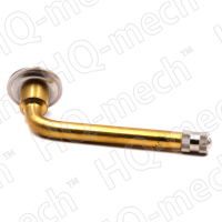 Вентиль камерный для грузовых шин, D=12,3 мм, L=22,5+71,5 мм, 100 град., V8